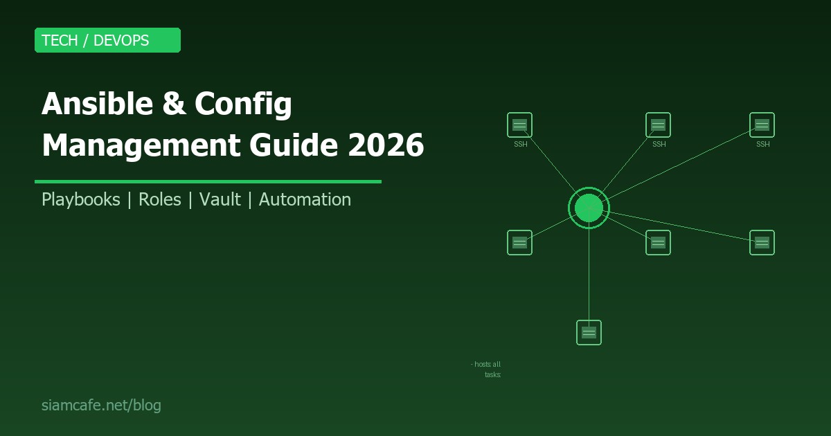 Ansible คืออะไร? สอน Configuration Management และ IT Automation สำหรับ DevOps 2026