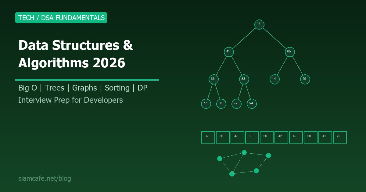 Data Structures และ Algorithms คืออะไร? พื้นฐานที่ Developer ทุกคนต้องรู้ สำหรับสัมภาษณ์งาน 2026