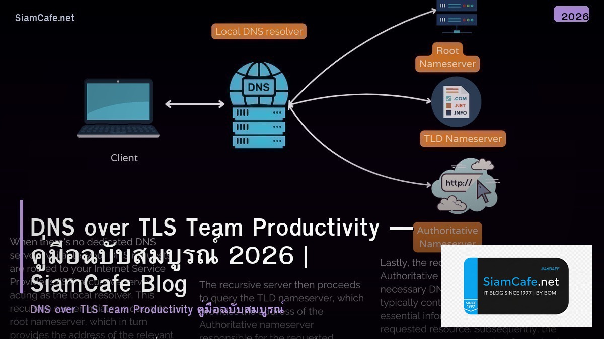 DNS over TLS Team Productivity — คู่มือฉบับสมบูรณ์ 2026 | SiamCafe Blog