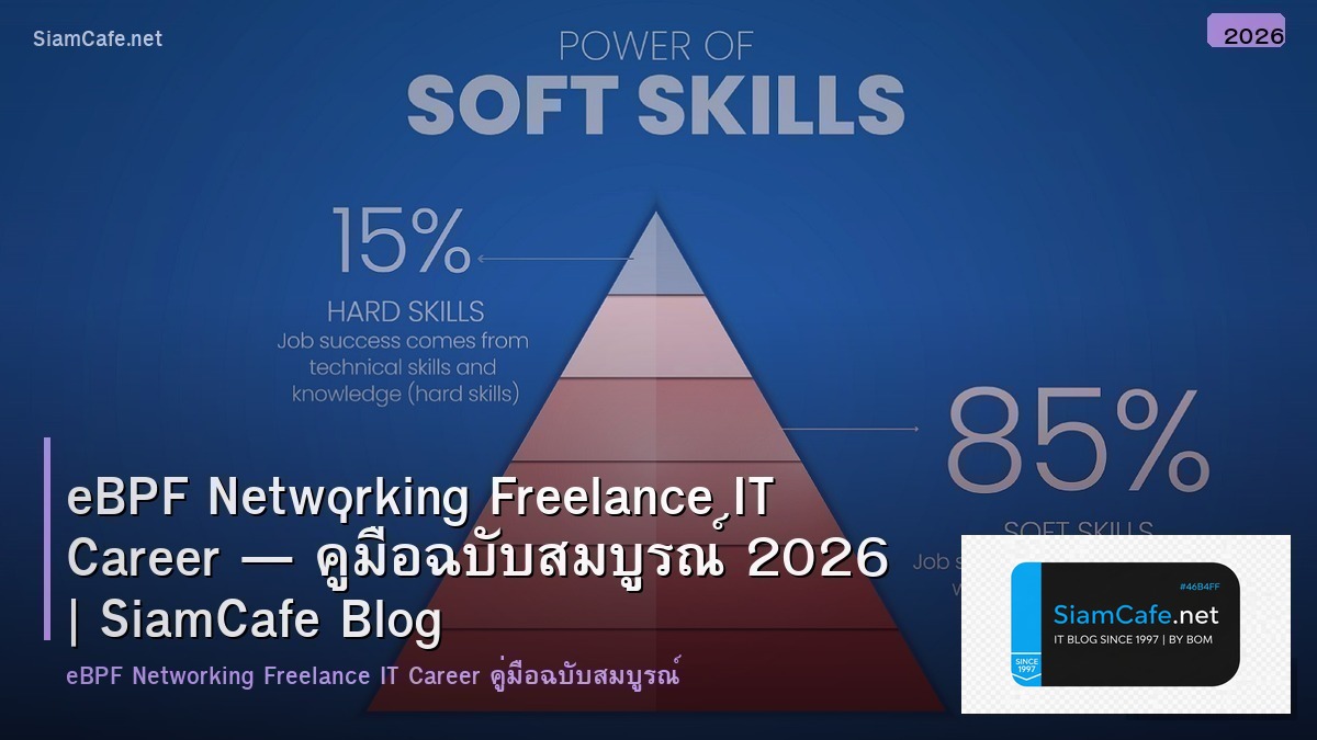 eBPF Networking Freelance IT Career — คู่มือฉบับสมบูรณ์ 2026 | SiamCafe Blog