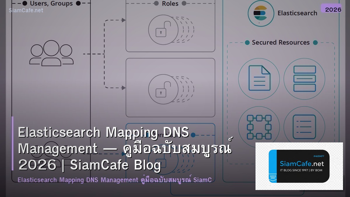 Elasticsearch Mapping DNS Management — คู่มือฉบับสมบูรณ์ 2026 | SiamCafe Blog