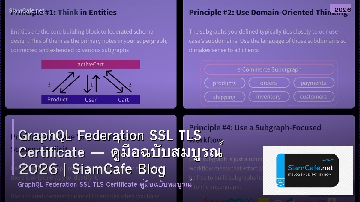 GraphQL Federation SSL TLS Certificate — คู่มือฉบับสมบูรณ์ 2026 | SiamCafe Blog