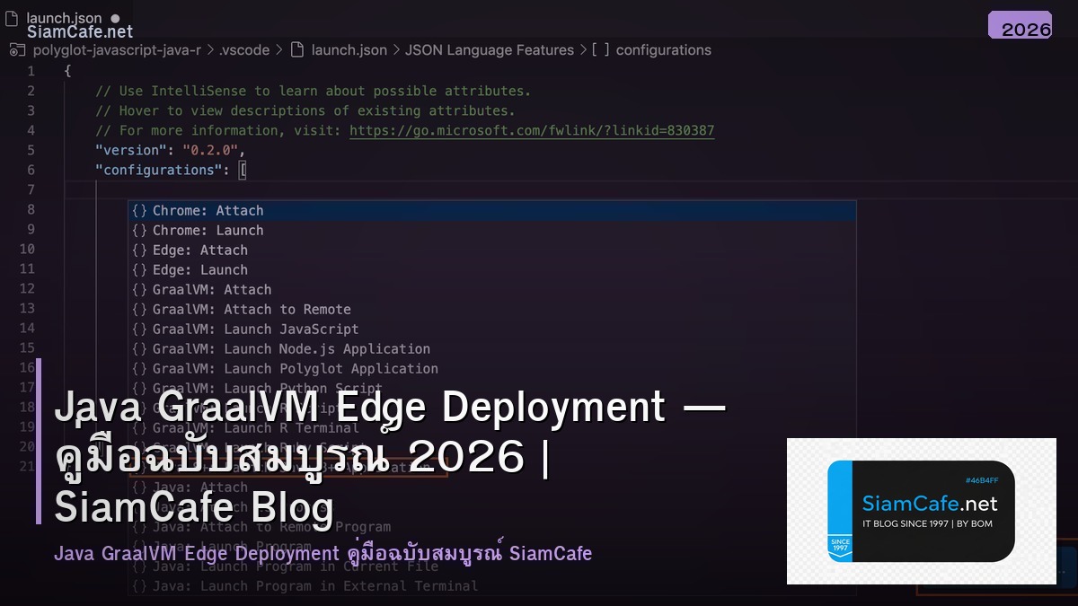 Java GraalVM Edge Deployment — คู่มือฉบับสมบูรณ์ 2026 | SiamCafe Blog