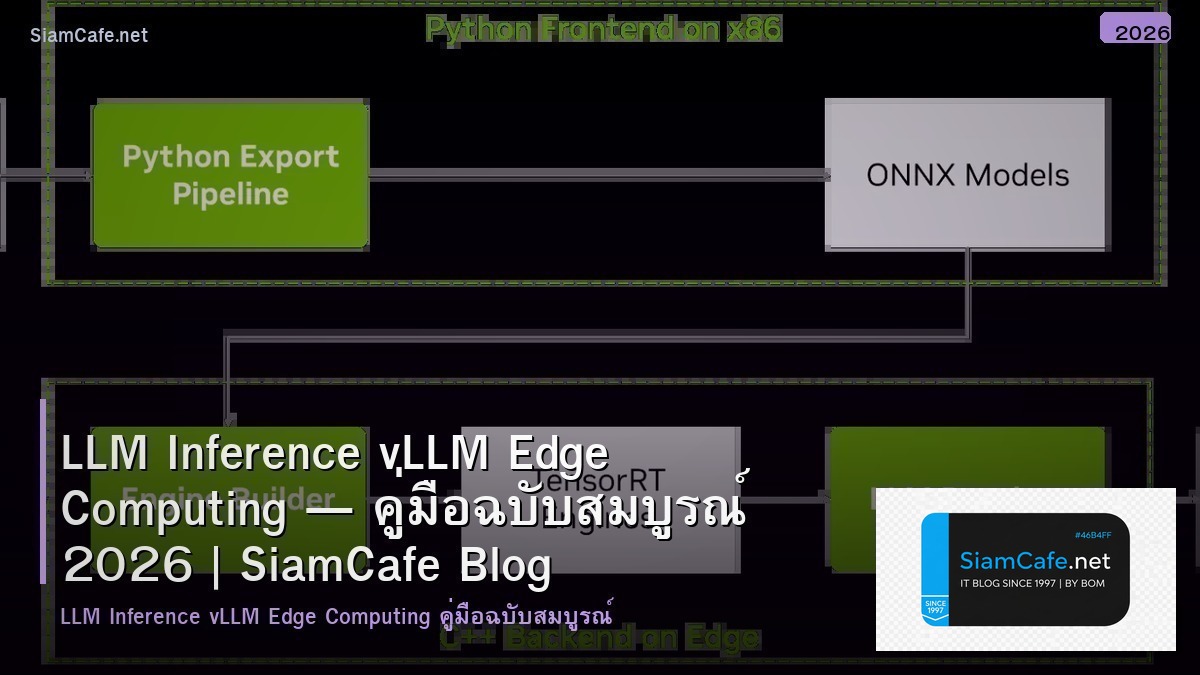 LLM Inference vLLM Edge Computing — คู่มือฉบับสมบูรณ์ 2026 | SiamCafe Blog