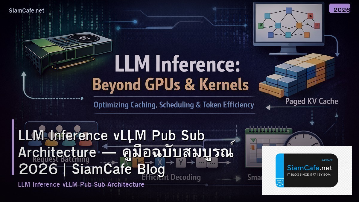 LLM Inference vLLM Pub Sub Architecture — คู่มือฉบับสมบูรณ์ 2026 | SiamCafe Blog