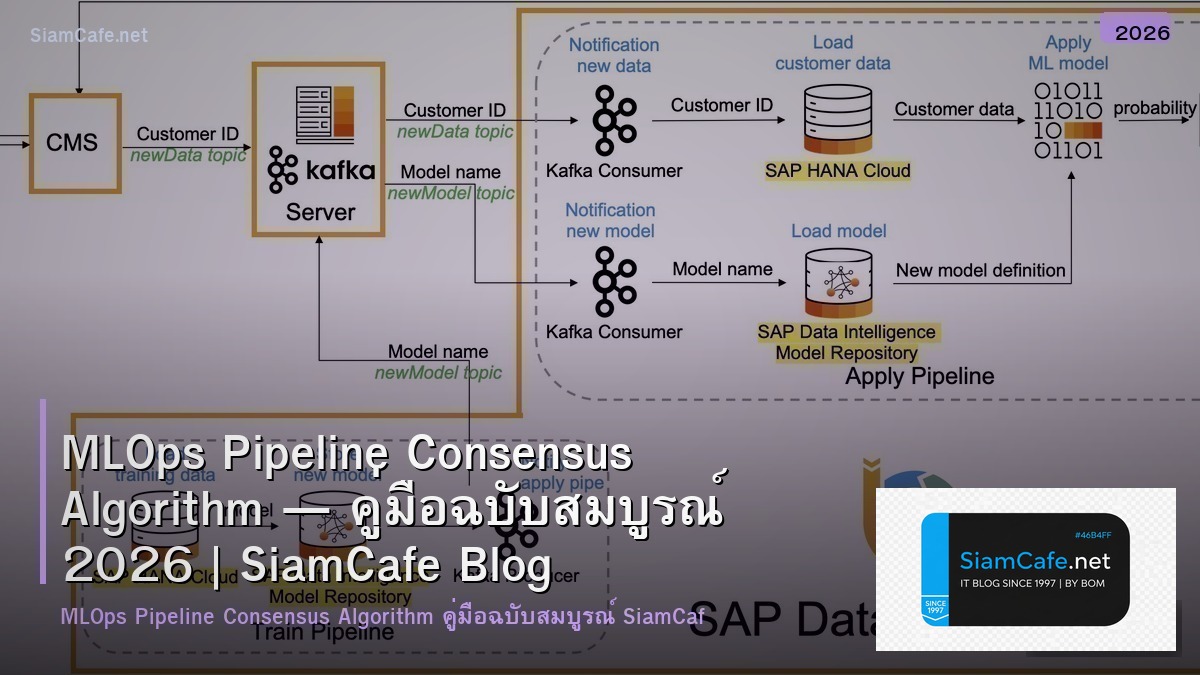 MLOps Pipeline Consensus Algorithm — คู่มือฉบับสมบูรณ์ 2026 | SiamCafe Blog