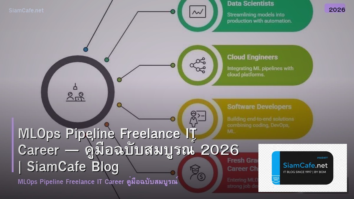 MLOps Pipeline Freelance IT Career — คู่มือฉบับสมบูรณ์ 2026 | SiamCafe Blog