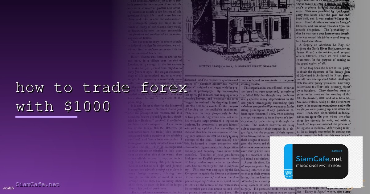 MQL4 — คู่มือเทรด Forex ฉบับสมบูรณ์ 2026 | SiamCafe Blog