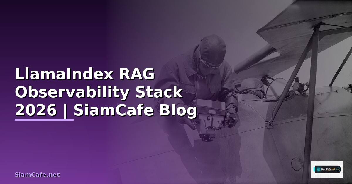LlamaIndex RAG Observability Stack — คู่มือฉบับสมบูรณ์ 2026