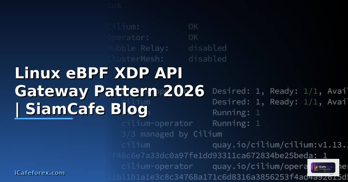 Linux eBPF XDP API Gateway Pattern