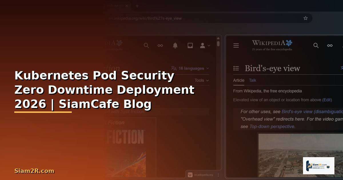 Kubernetes Pod Security Zero Downtime Deployment | SiamCafe Blog