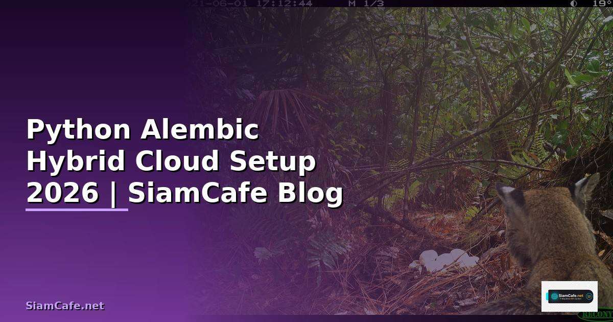 Python Alembic Hybrid Cloud Setup | SiamCafe Blog