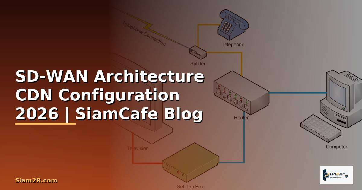SD-WAN Architecture CDN Configuration | SiamCafe Blog