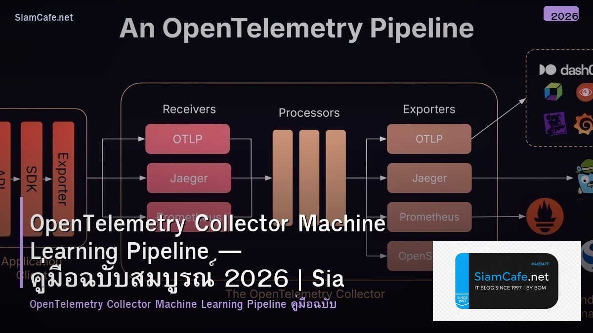OpenTelemetry Collector Machine Learning Pipeline — คู่มือฉบับสมบูรณ์ 2026 | SiamCafe Blog