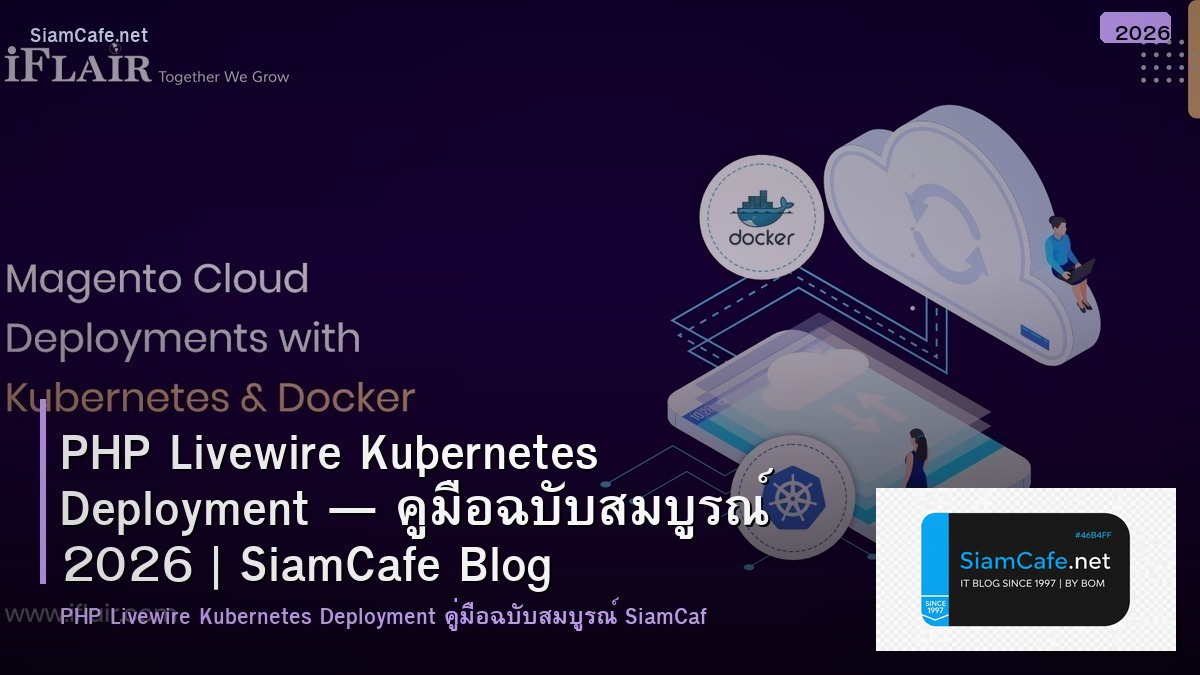 PHP Livewire Kubernetes Deployment — คู่มือฉบับสมบูรณ์ 2026 | SiamCafe Blog