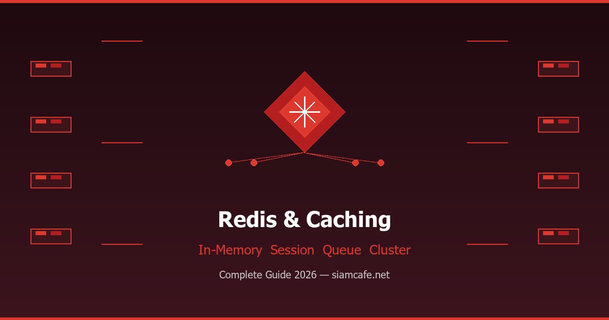 Redis คืออะไร? สอน Caching ตั้งแต่ In-Memory Store Session Queue จนถึง Redis Cluster 2026