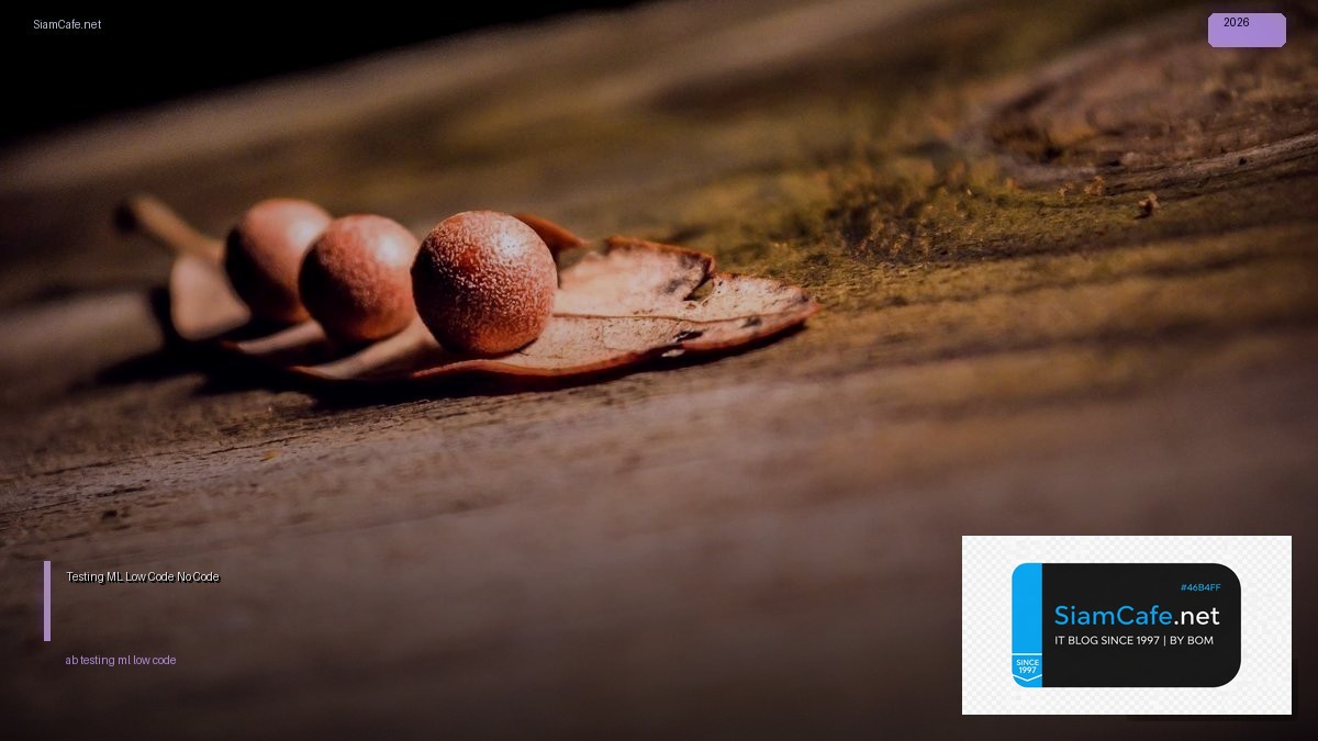 A/B Testing ML Low Code No Code | SiamCafe Blog