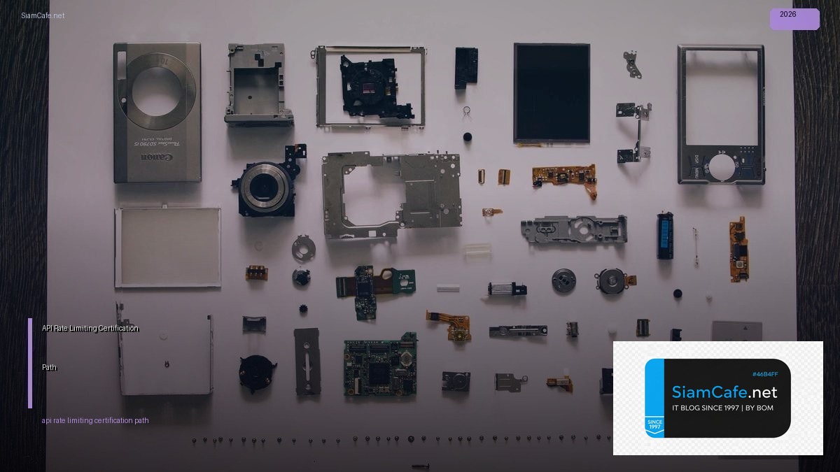 API Rate Limiting Certification Path — คู่มือฉบับสมบูรณ์ 2026 | SiamCafe Blog
