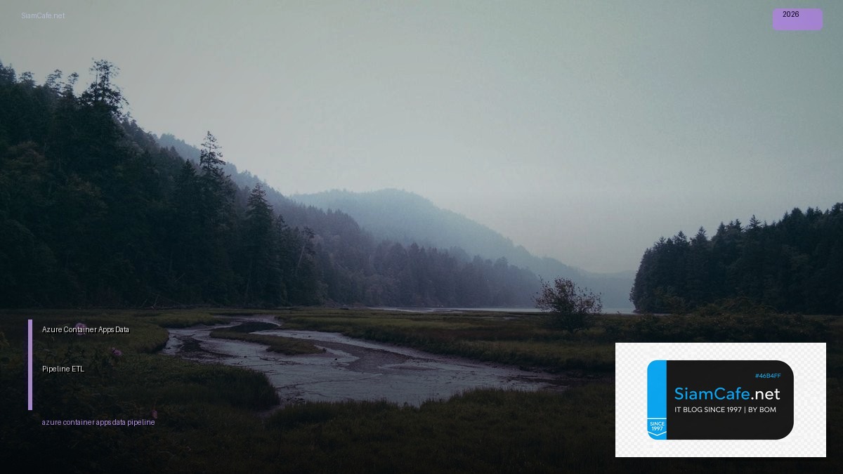 Azure Container Apps Data Pipeline ETL — คู่มือฉบับสมบูรณ์ 2026 | SiamCafe Blog