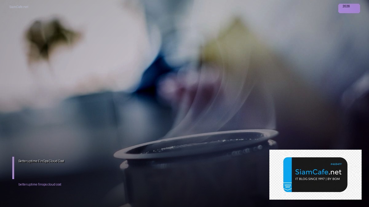Betteruptime FinOps Cloud Cost — คู่มือฉบับสมบูรณ์ 2026 | SiamCafe Blog