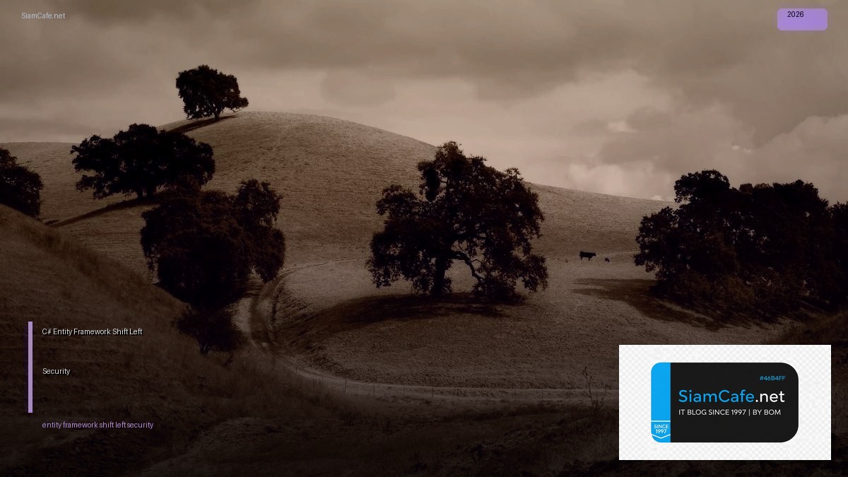 C# Entity Framework Shift Left Security | SiamCafe Blog