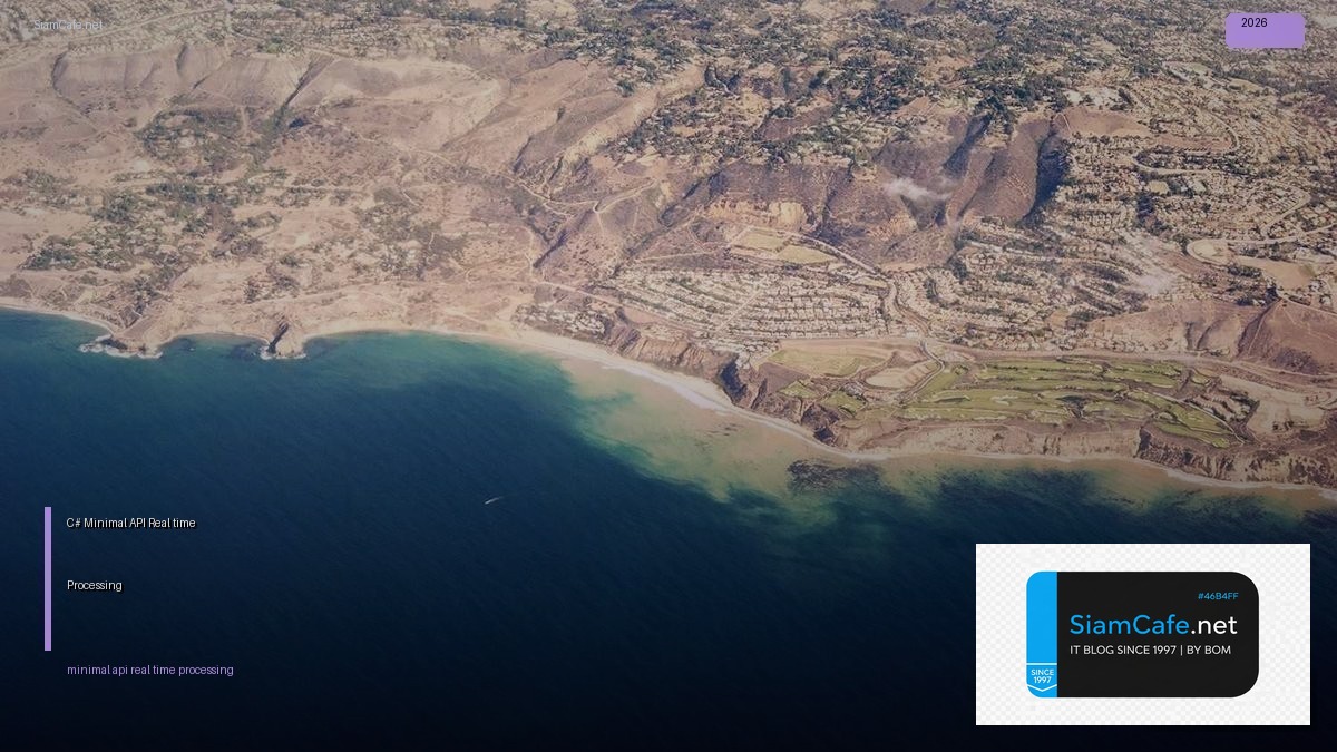 C# Minimal API Real-time Processing — คู่มือฉบับสมบูรณ์ 2026 | SiamCafe Blog