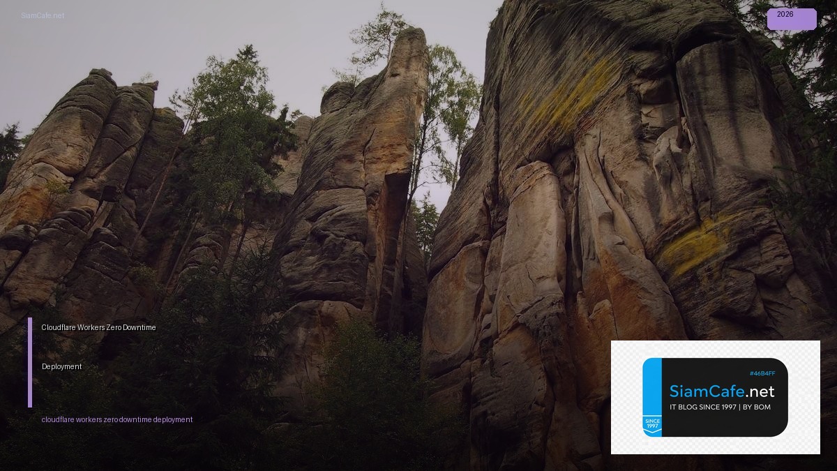 Cloudflare Workers Zero Downtime Deployment — คู่มือฉบับสมบูรณ์ 2026 | SiamCafe Blog