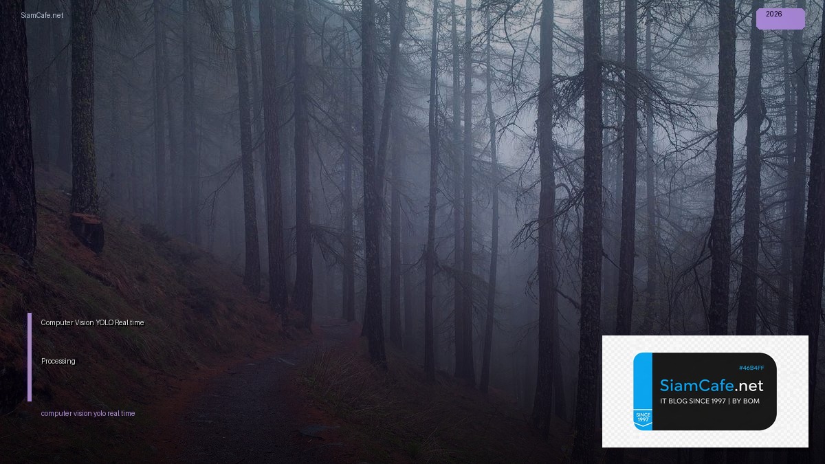 Computer Vision YOLO Real-time Processing | SiamCafe Blog