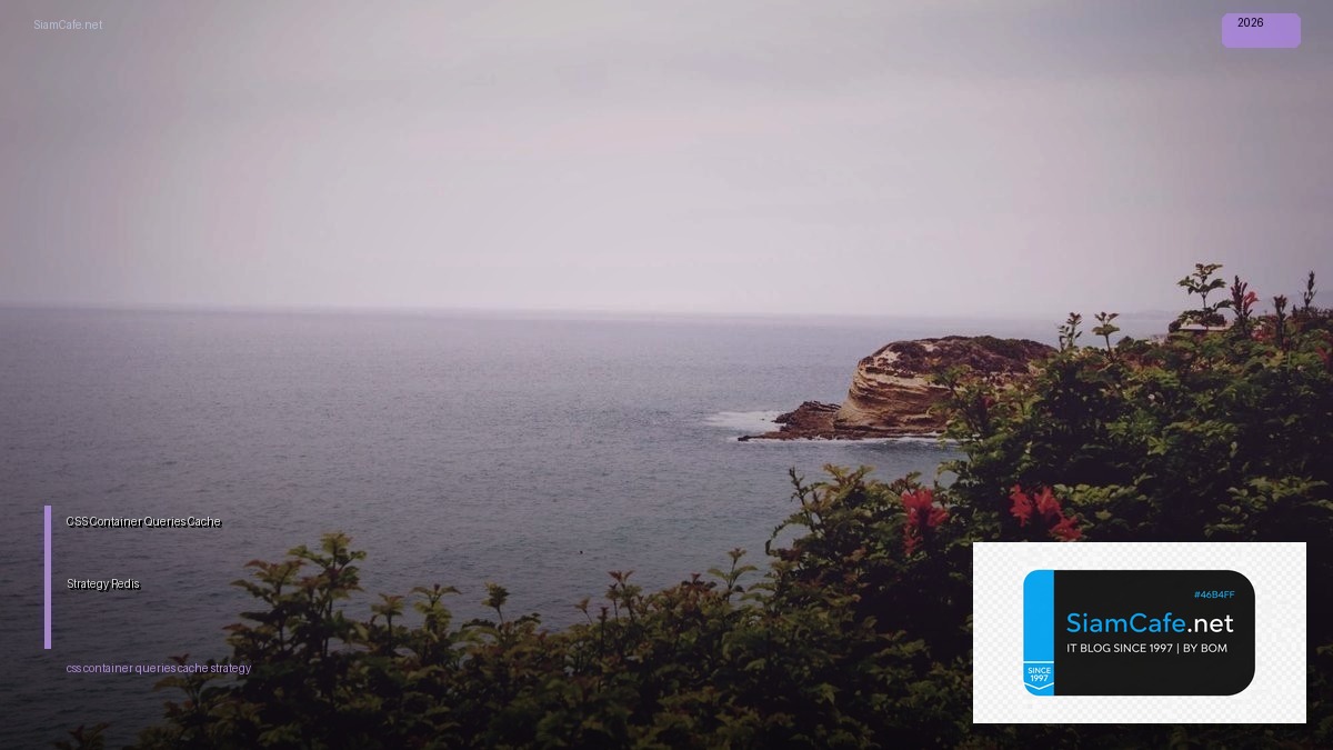 CSS Container Queries Cache Strategy Redis — คู่มือฉบับสมบูรณ์ 2026 | SiamCafe Blog
