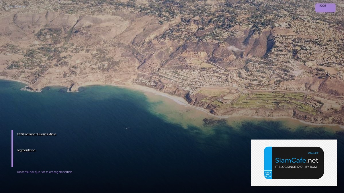 CSS Container Queries Micro-segmentation — คู่มือฉบับสมบูรณ์ 2026 | SiamCafe Blog