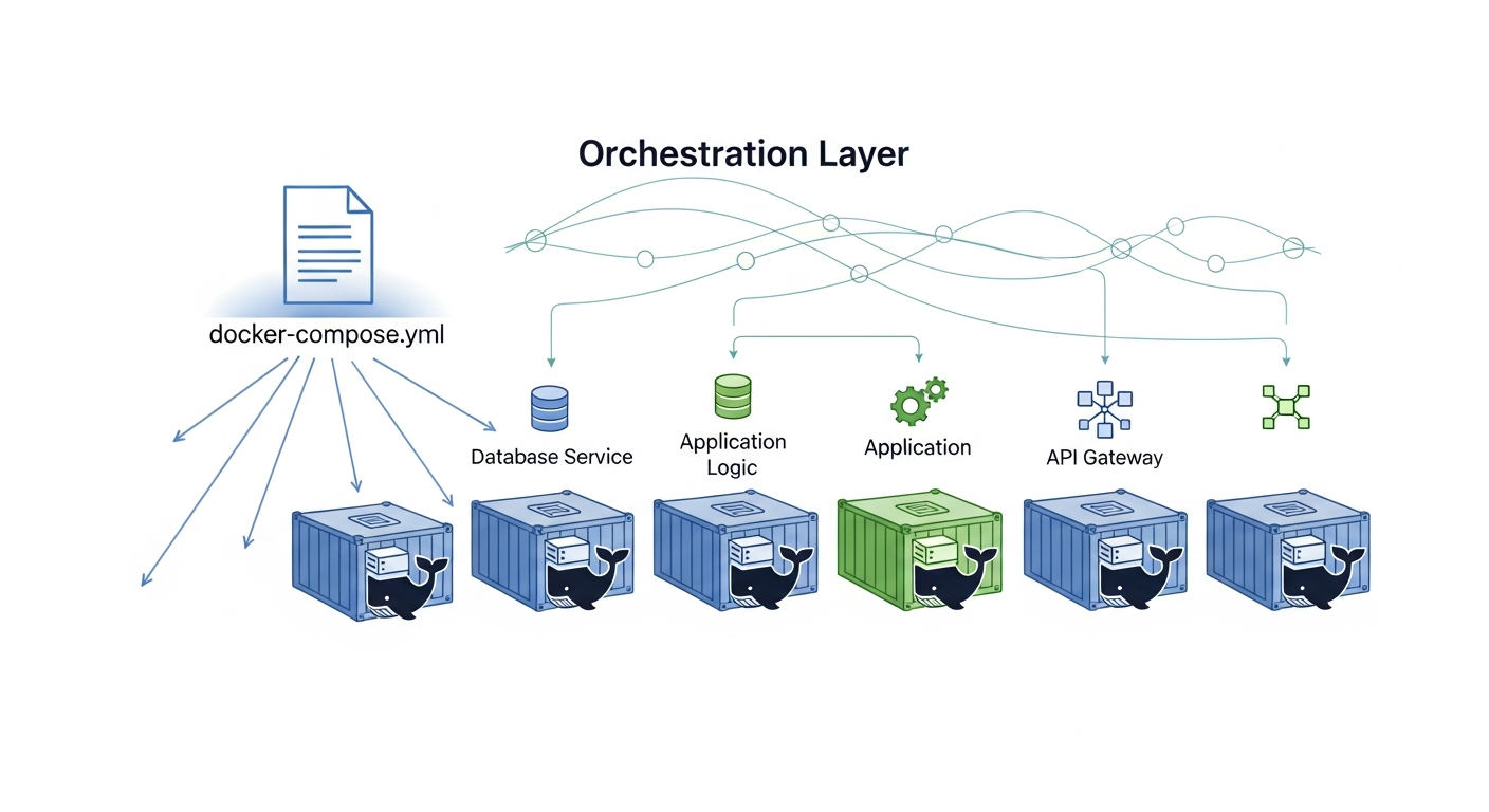 Docker Compose — คู่มือฉบับสมบูรณ์ 2026