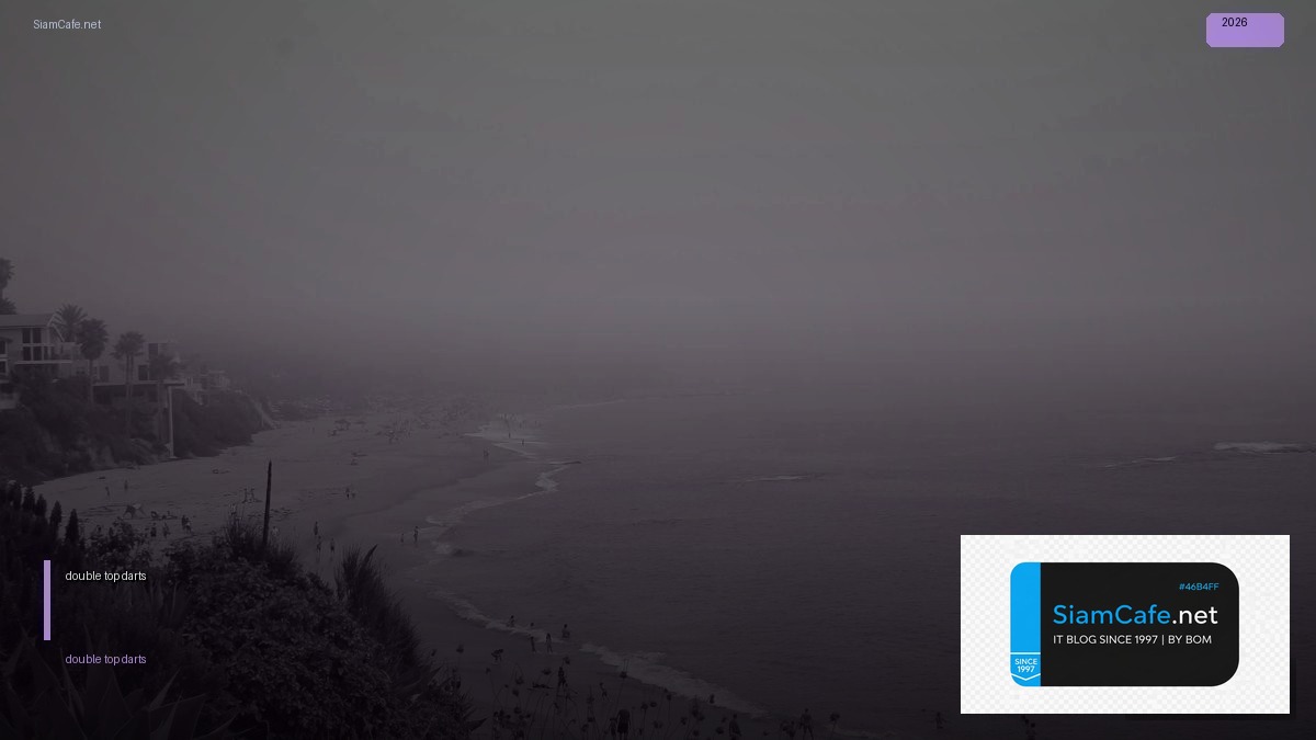 double top darts | SiamCafe Blog