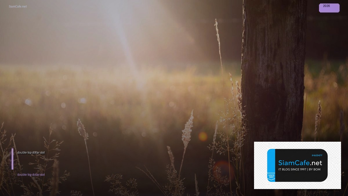 double top dollar slot | SiamCafe Blog