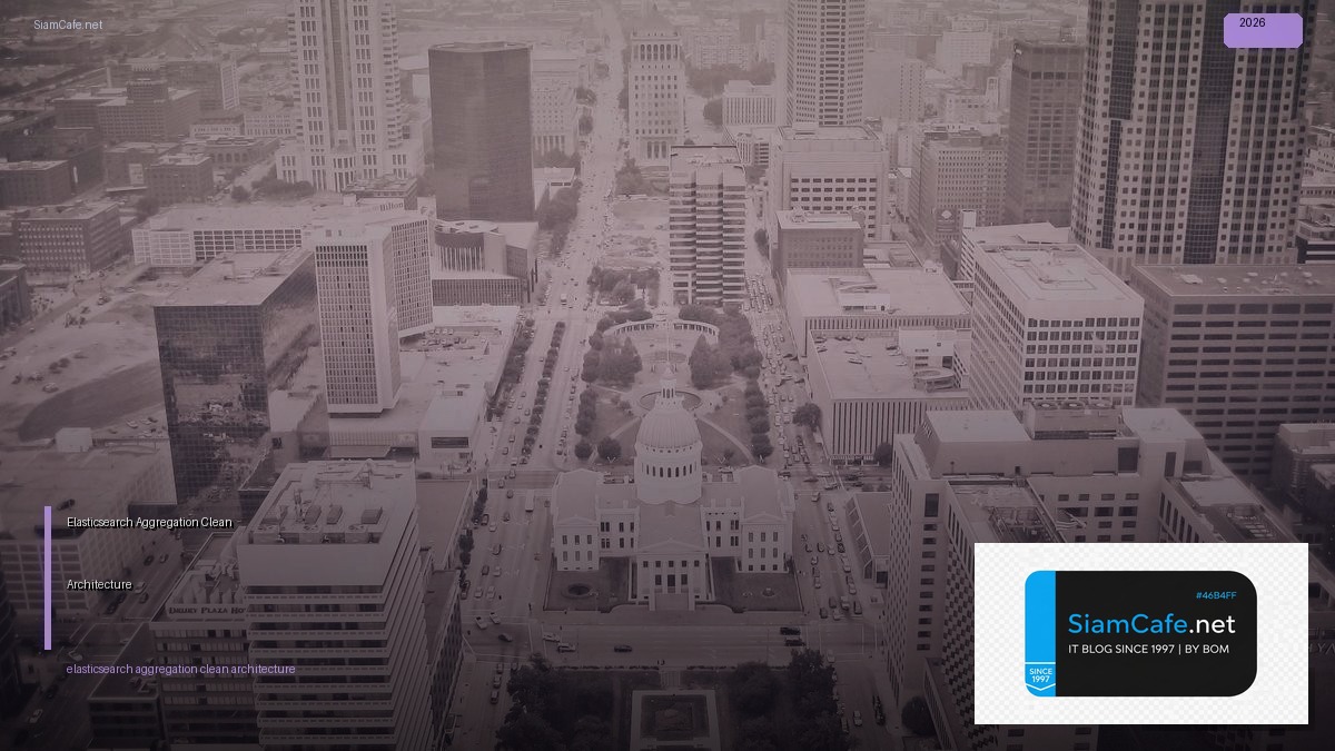 Elasticsearch Aggregation Clean Architecture — คู่มือฉบับสมบูรณ์ 2026 | SiamCafe Blog