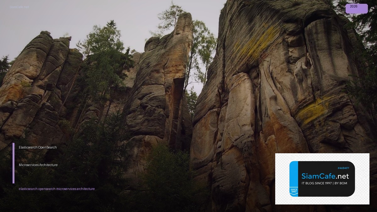 Elasticsearch OpenSearch Microservices Architecture — คู่มือฉบับสมบูรณ์ 2026 | SiamCafe Blog