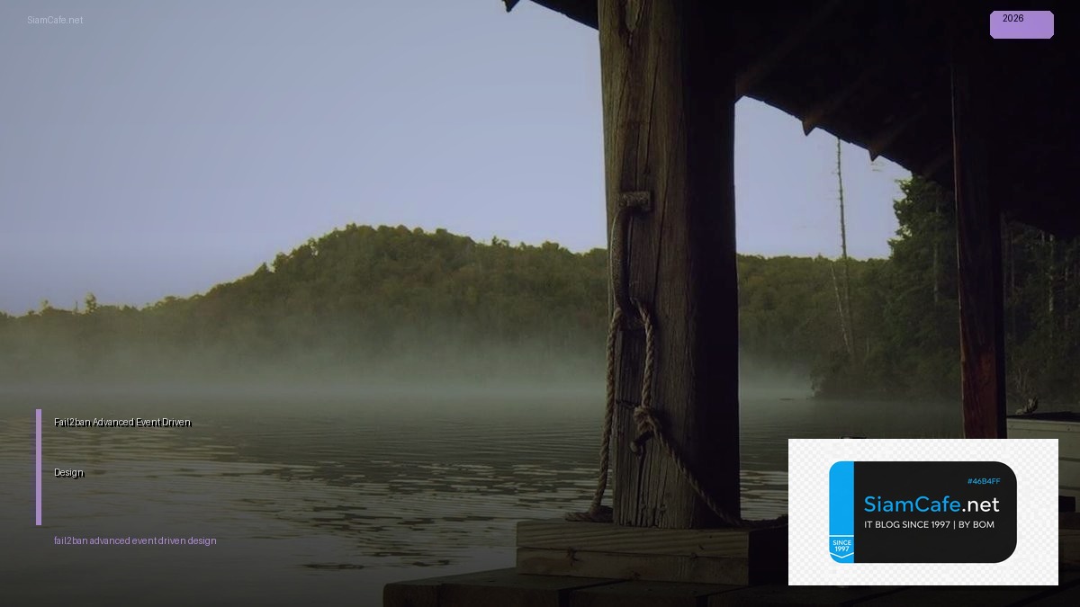 Fail2ban Advanced Event Driven Design — วิธีตั้งค่าและใช้งานจริงพร้อมตัวอย่าง