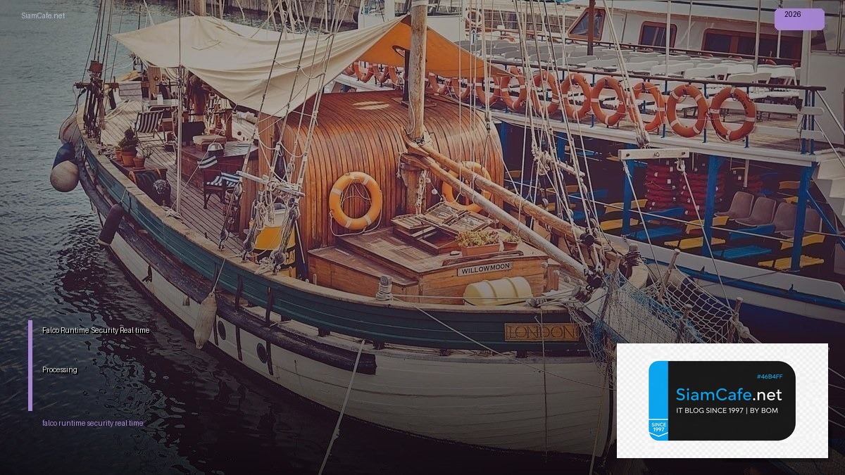 Falco Runtime Security Real-time Processing — คู่มือฉบับสมบูรณ์ 2026 | SiamCafe Blog