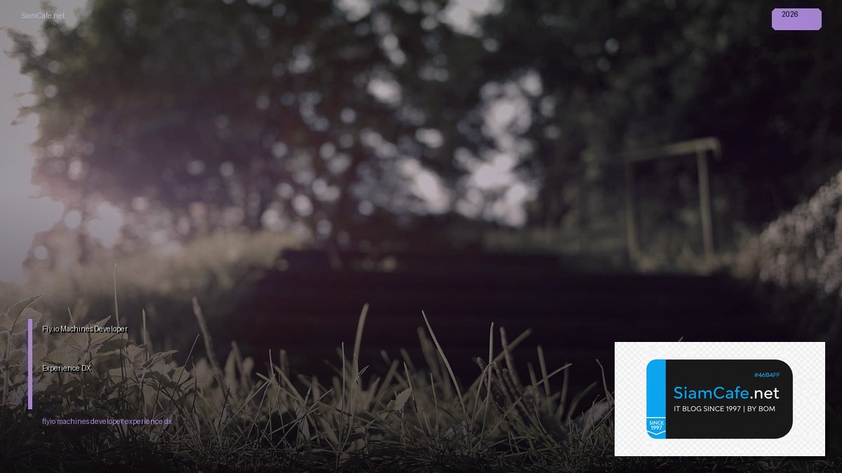 Fly.io Machines Developer Experience DX | SiamCafe Blog