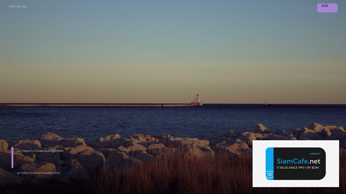 Go Cobra CLI Consensus Algorithm — คู่มือฉบับสมบูรณ์ 2026 | SiamCafe Blog