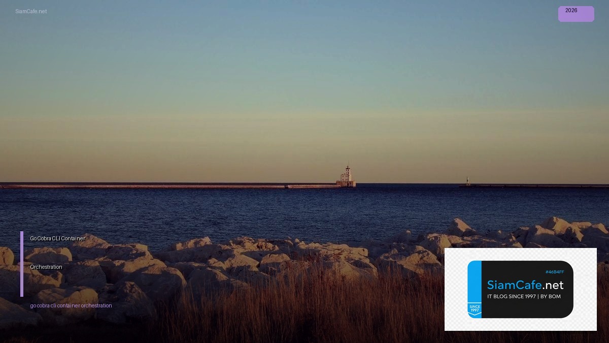 Go Cobra CLI Container Orchestration — คู่มือฉบับสมบูรณ์ 2026 | SiamCafe Blog