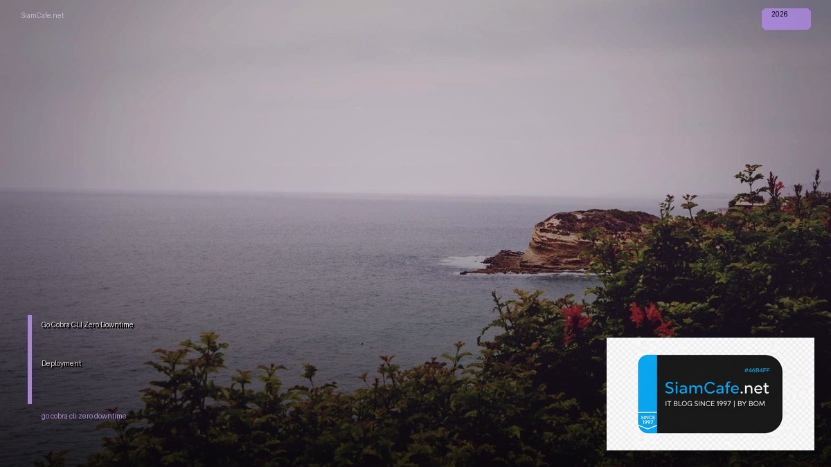 Go Cobra CLI Zero Downtime Deployment — คู่มือฉบับสมบูรณ์ 2026 | SiamCafe Blog