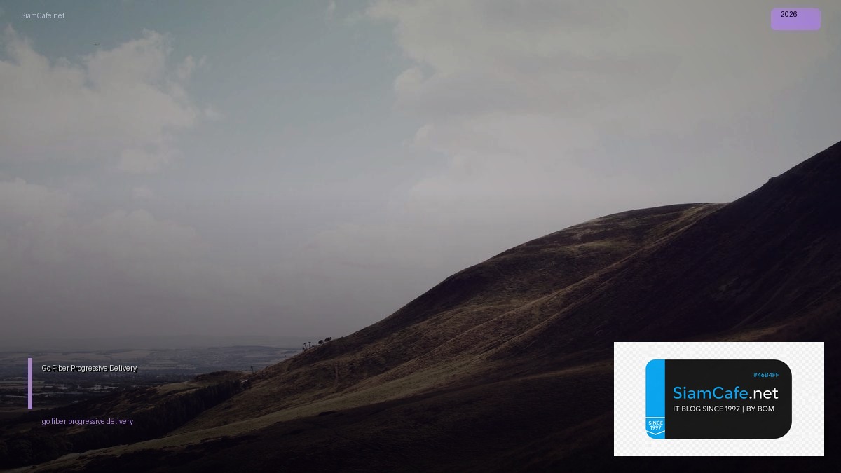 Go Fiber Progressive Delivery — คู่มือฉบับสมบูรณ์ 2026 | SiamCafe Blog