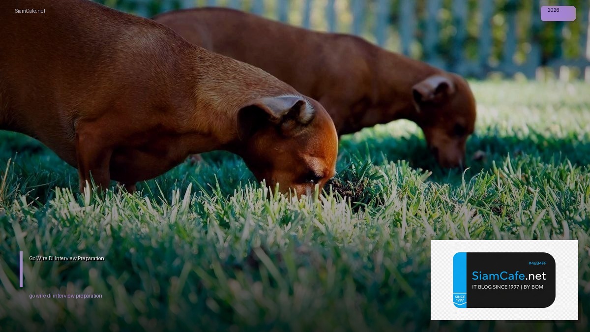 Go Wire DI Interview Preparation — คู่มือฉบับสมบูรณ์ 2026 | SiamCafe Blog