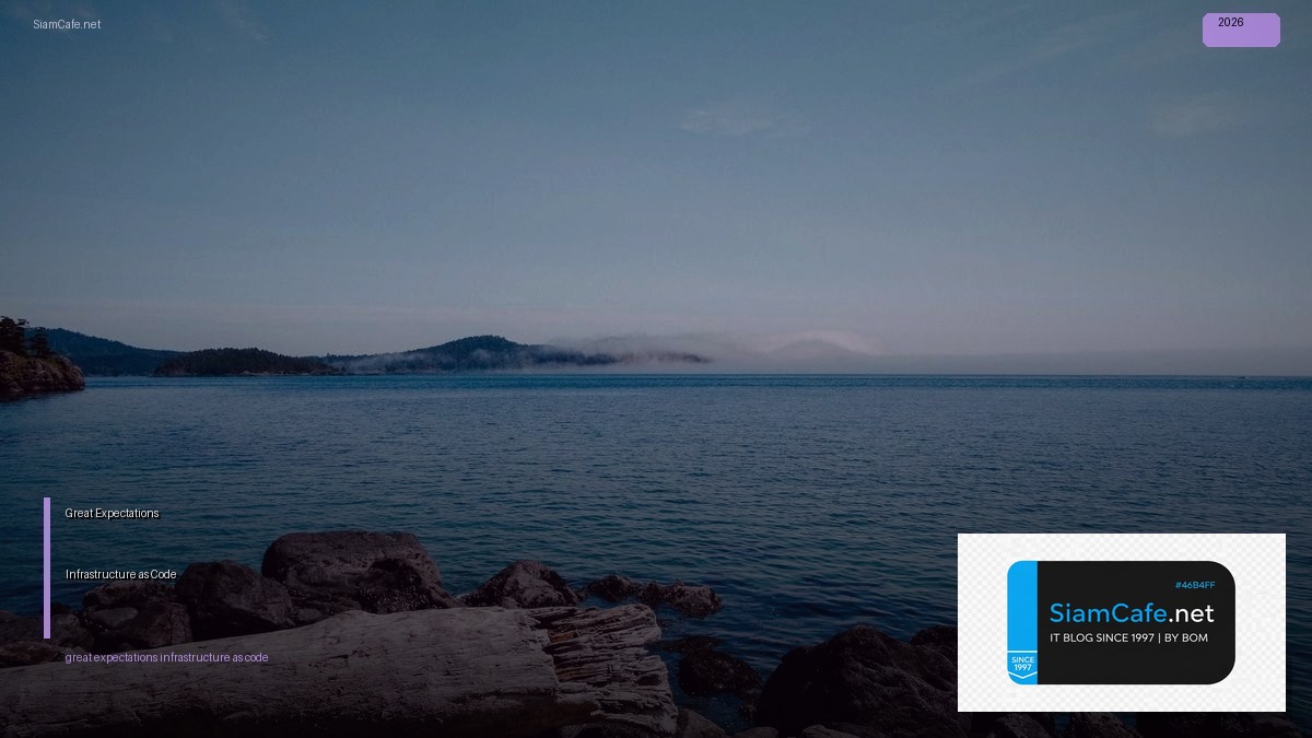 Great Expectations Infrastructure as Code | SiamCafe Blog