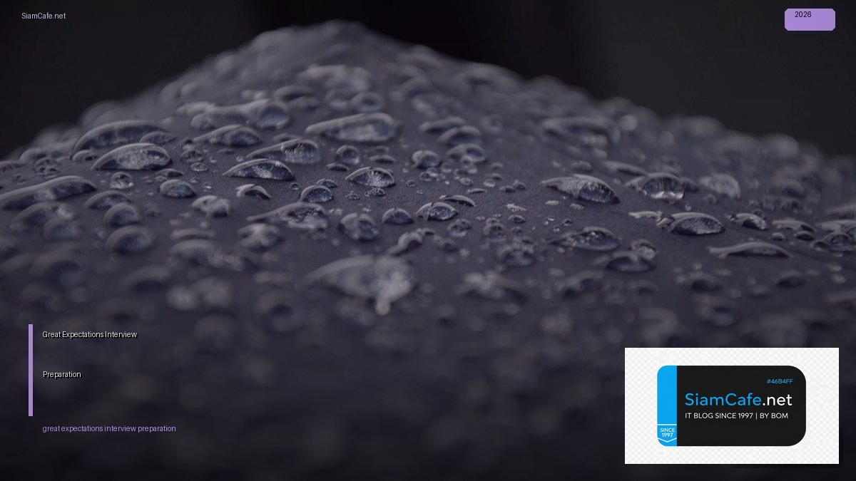 Great Expectations Interview Preparation | SiamCafe Blog