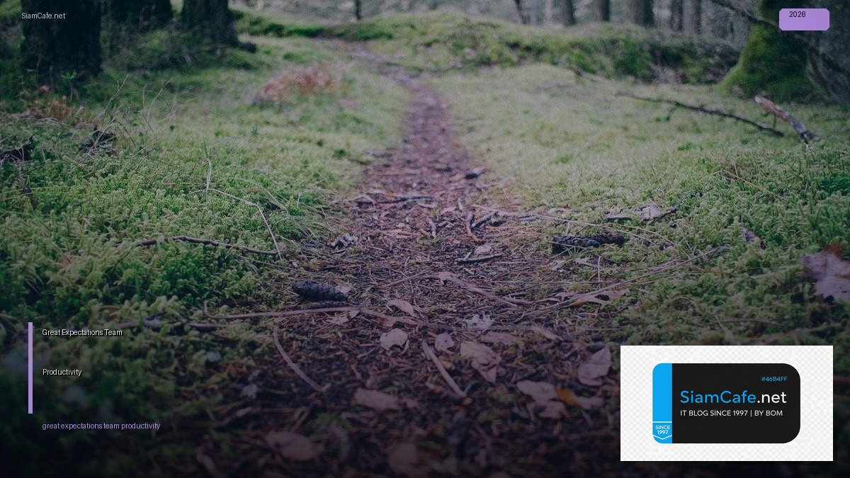 Great Expectations Team Productivity | SiamCafe Blog