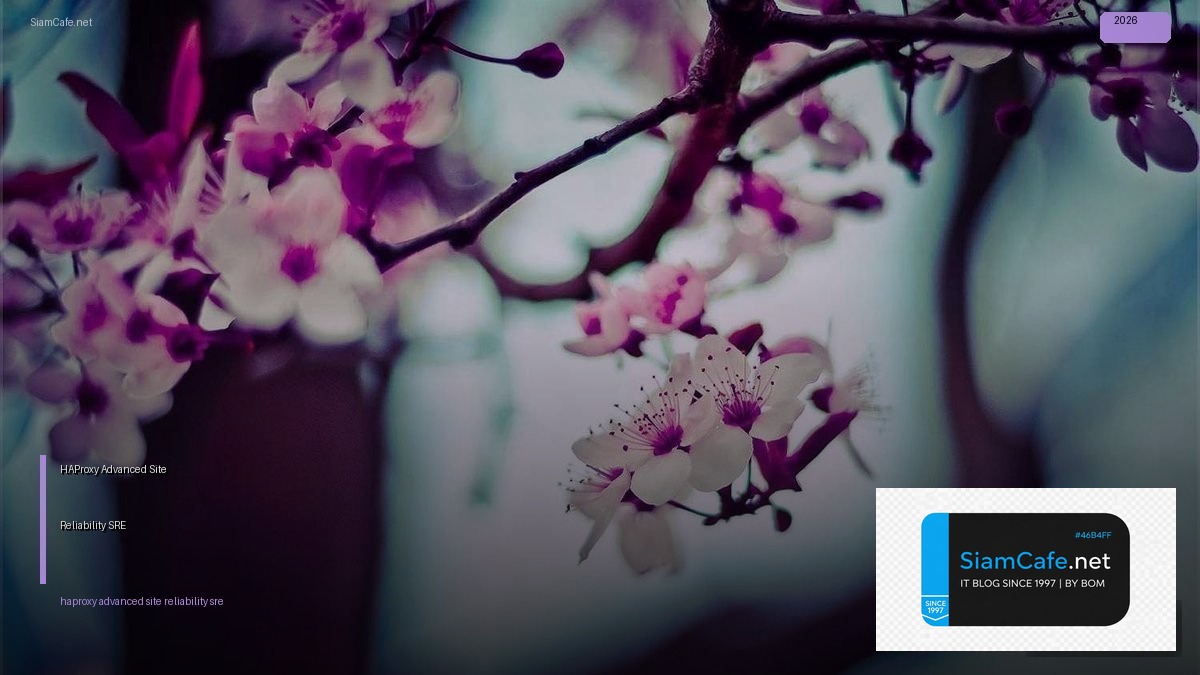 HAProxy Advanced Site Reliability SRE — คู่มือฉบับสมบูรณ์ 2026 | SiamCafe Blog
