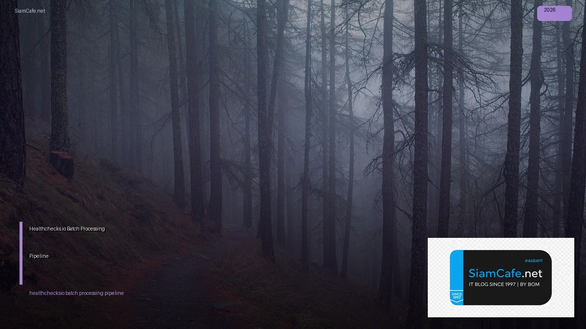 Healthchecks.io Batch Processing Pipeline | SiamCafe Blog