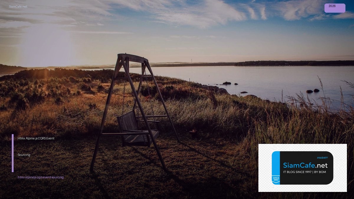 Htmx Alpine.js CQRS Event Sourcing | SiamCafe Blog