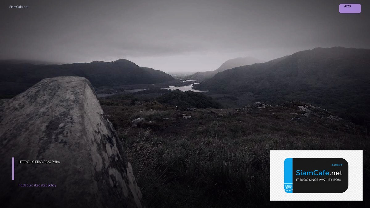 HTTP/3 QUIC RBAC ABAC Policy | SiamCafe Blog